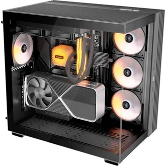be quiet! Light Base 600 DX táp nélküli ablakos Mid Tower számítógépház fekete