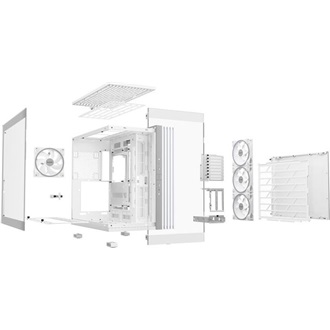 be quiet! Light Base 900 FX táp nélküli ablakos Full Tower számítógépház fehér