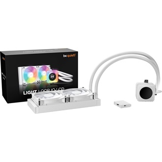 be quiet! Light Loop IO LCD processzor vízhűtő fehér
