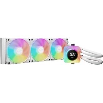 be quiet! Light Loop IO LCD processzor vízhűtő fehér