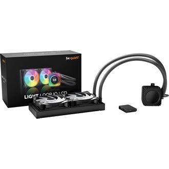 be quiet! Light Loop IO LCD processzor vízhűtő fekete