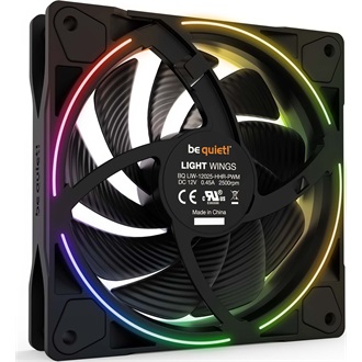 be quiet! Light Wings 120mm Triple-pack rendszerhűtő ventilátor fekete