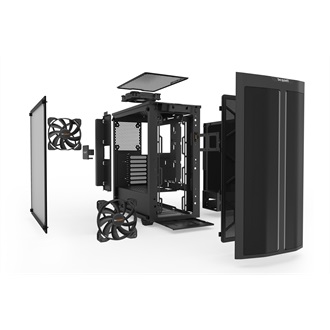 be quiet! PURE BASE 500DX táp nélküli ablakos Mid Tower számítógépház fekete