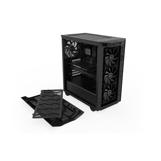 be quiet! PURE BASE 500DX táp nélküli ablakos Mid Tower számítógépház fekete
