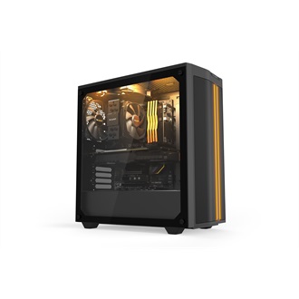 be quiet! PURE BASE 500DX táp nélküli ablakos Mid Tower számítógépház fekete