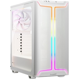be quiet! PURE BASE 501 DX táp nélküli ablakos Mid Tower számítógépház fehér