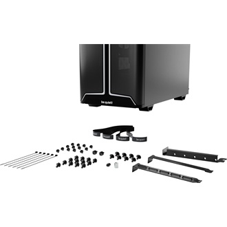be quiet! Pure Base 501 DX táp nélküli ablakos Mid Tower számítógépház fekete