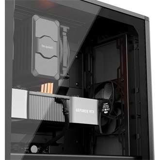 be quiet! Pure Base 501 Airflow Window táp nélküli ablakos Mid Tower számítógépház fekete