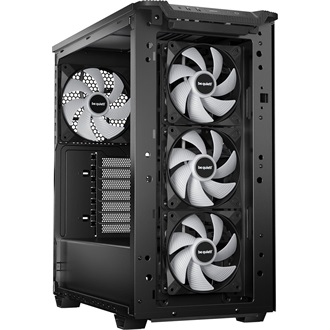 be quiet! Pure Base 501 LX táp nélküli ablakos Mid Tower számítógépház fekete