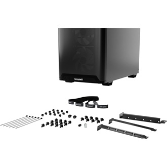 be quiet! Pure Base 501 LX táp nélküli ablakos Mid Tower számítógépház fekete