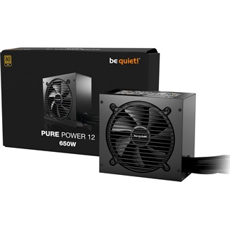 be quiet! Pure Power 12 ATX desktop tápegység 650W 80+ Gold BOX