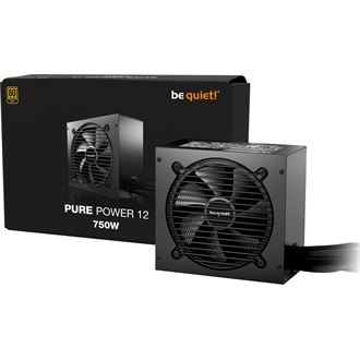be quiet! Pure Power 12 ATX desktop tápegység 750W 80+ Gold BOX