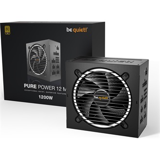 be quiet! Pure Power 12 M ATX silent desktop tápegység 1200W 80+ Gold BOX