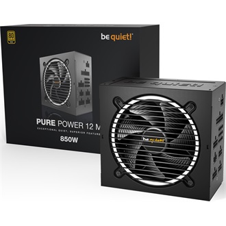 be quiet! Pure Power 12 M ATX silent desktop tápegység 850W 80+ Gold BOX
