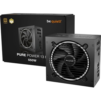 be quiet! Pure Power 13 M ATX desktop tápegység 550W 80+ Gold BOX