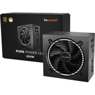 be quiet! Pure Power 13 M ATX desktop tápegység 650W 80+ Gold BOX