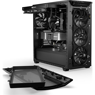 be quiet! Shadow Base 800 DX táp nélküli ablakos Mid Tower számítógépház fekete