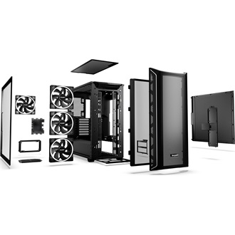 be quiet! Shadow Base 800 FX táp nélküli ablakos Mid Tower számítógépház fekete