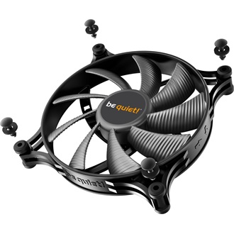 be quiet! Shadow Wings 2 140mm PWM rendszerhűtő ventilátor fekete