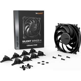be quiet! Silent Wings 4 120mm PWM rendszerhűtő ventilátor fekete