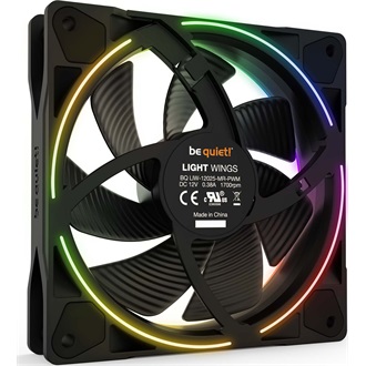 be quiet! Silent Wings Pro 4 120mm rendszerhűtő ventilátor fekete