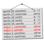 <font  color="#ff8000">Április 26 - Munkanap</font>