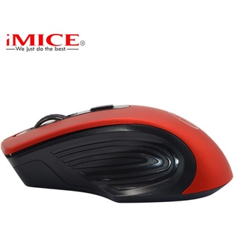 iMICE E/G-1800 optikai vezeték nélküli egér piros