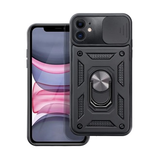 iPhone 11 GIGAPACK Defender szilikon telefonvédő ütésállóság, kameravédő, FEKETE