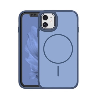 iPhone 11 GIGAPACK Szilikon telefonvédő műanyag hátlap, MagSafe, SÖTÉTKÉK