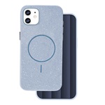 iPhone 11 GIGAPACK Szilikon telefonvédő műanyag hátlap, csillogó, VILÁGOSKÉK