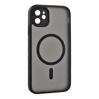 iPhone 11 GIGAPACK Szilikon telefonvédő ütésállóság, MagSafe, FEKETE