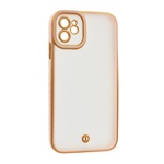 iPhone 11 GIGAPACK Szilikon telefonvédő ütésállóság, kameravédő, ARANY/RÓZSASZÍN