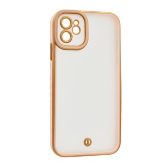 iPhone 11 GIGAPACK Szilikon telefonvédő ütésállóság, kameravédő, ARANY/RÓZSASZÍN