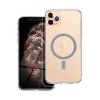 iPhone 11 Pro Max GIGAPACK szilikon telefonvédő ütésállóság, MagSafe, ÁTLÁTSZÓ