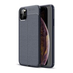 iPhone 11 Pro Max Gigapack szilikon telefonvédő ütésállóság, varrás minta, SÖTÉTKÉK