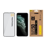 iPhone 11 Pro Max / XS Max 6.5 TACTICAL GLASS SHIELD 5D képernyővédő üveg 5D, 9H, FEKETE