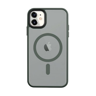 iPhone 11 TACTICAL MAGFORCE HYPERSTEALTH szilikon telefonvédő ütésállóság, MagSafe, SÖTÉTZÖLD