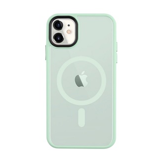 iPhone 11 TACTICAL MAGFORCE HYPERSTEALTH szilikon telefonvédő ütésállóság, MagSafe, VILÁGOSZÖLD