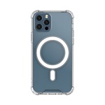 iPhone 12 Gigapack szilikon telefonvédő ütésállóság, MagSafe, ÁTLÁTSZÓ