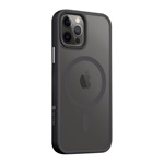 iPhone 12 Pro / 12 TACTICAL MAGFORCE HYPERSTEALTH szilikon telefonvédő ütésállóság, MagSafe, FEKETE
