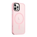 iPhone 12 Pro / 12 TACTICAL MAGFORCE HYPERSTEALTH szilikon telefonvédő ütésállóság, MagSafe, RÓZSASZÍN