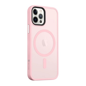 iPhone 12 Pro / 12 TACTICAL MAGFORCE HYPERSTEALTH szilikon telefonvédő ütésállóság, MagSafe, RÓZSASZÍN