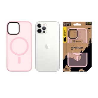 iPhone 12 Pro / 12 TACTICAL MAGFORCE HYPERSTEALTH szilikon telefonvédő ütésállóság, MagSafe, RÓZSASZÍN