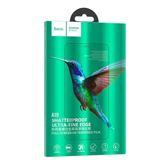 iPhone 12 Pro Max HOCO képernyővédő üveg 3D, 9H, FEKETE