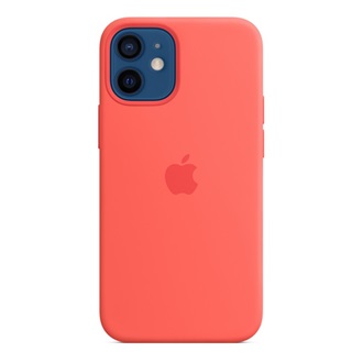 iPhone 12 mini APPLE szilikon telefonvédő MagSafe Citrus RÓZSASZÍN