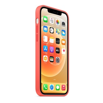 iPhone 12 mini APPLE szilikon telefonvédő MagSafe Citrus RÓZSASZÍN