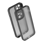 iPhone 12 mini GIGAPACK Szilikon telefonvédő ütésállóság, kameravédő, FEKETE