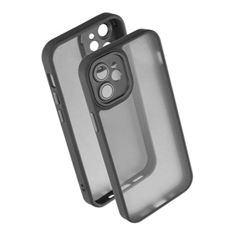 iPhone 12 mini GIGAPACK Szilikon telefonvédő ütésállóság, kameravédő, FEKETE