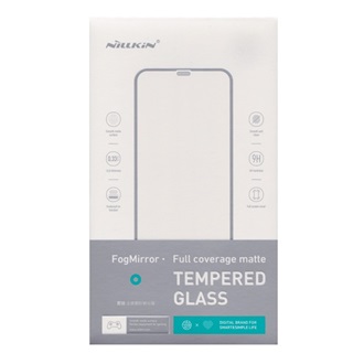 iPhone 12 mini NILLKIN FOGMIRROR képernyővédő üveg matt, 9H, FEKETE