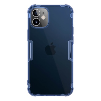iPhone 12 mini NILLKIN NATURE szilikon telefonvédő ütésállóság, ultravékony, SÖTÉTKÉK